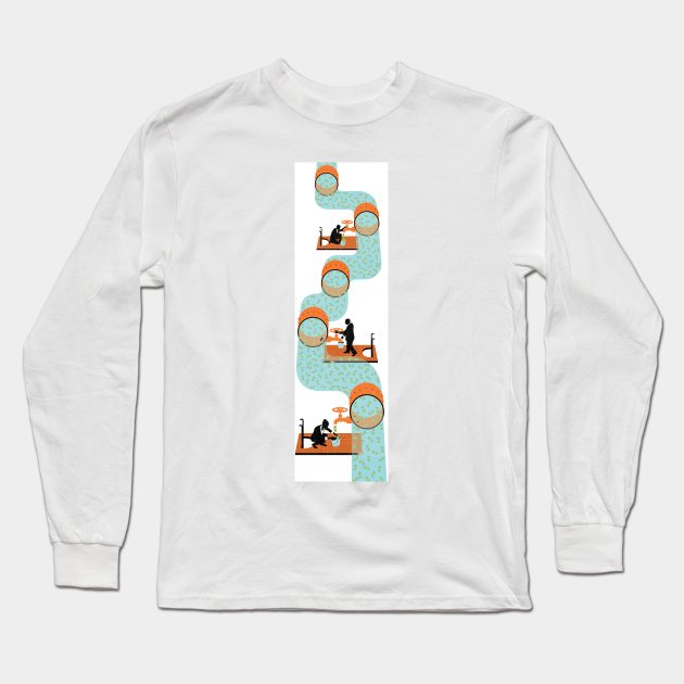 CPO agenda_cashflow Long Sleeve T-Shirt by Neil Webb | Illustrator